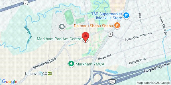 Map of Markham Pan Am Centre