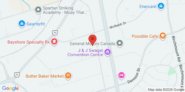 Map of Everyday Badminton and Table Tennis Club