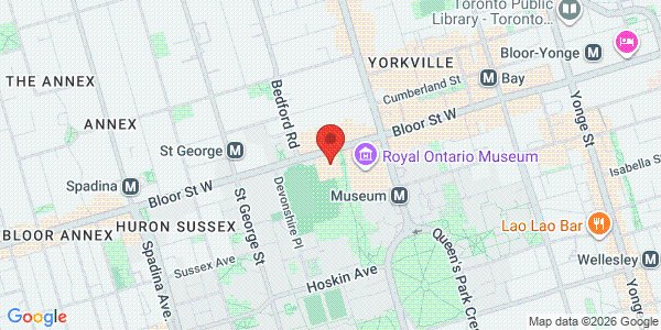 Map of The Royal Conservatory of Music
