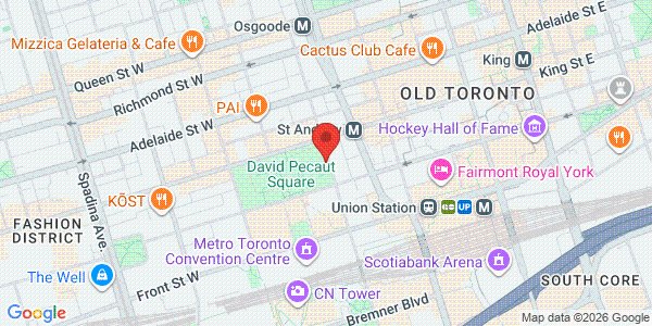Map of Toronto Symphony Orchestra