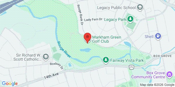 Map of Markham Green Golf Club