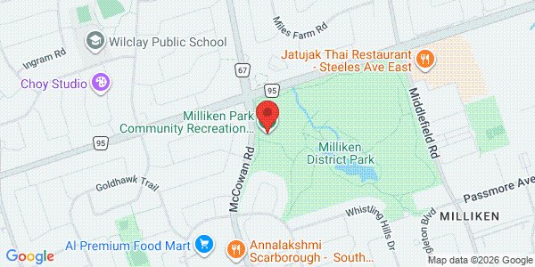 Map of Milliken Park Community Recreation Centre