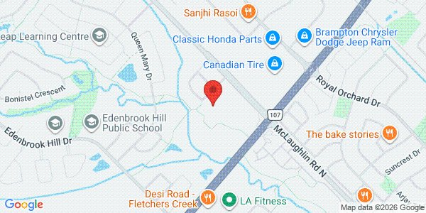 Map of GoodLife Fitness Brampton McLaughlin Corners West