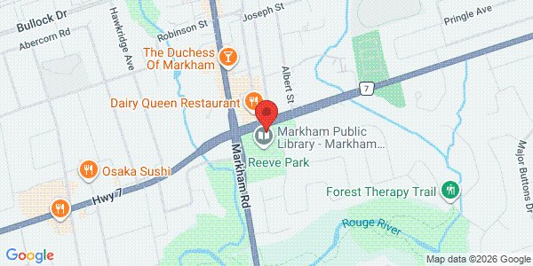 Map of Markham Village Community Centre